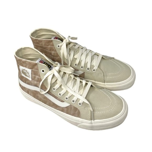 VANS Sk8-Hi 38 Decon Shoe Sand Canvas Men's Size Sneakers Skate VN0A4BX62ZA - Picture 3 of 9